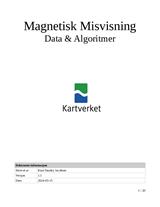 Magnetisk misvisning - Data og algoritmer