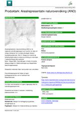 Arealrepresentativ naturovervåking (ANO)