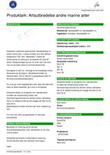 Artsutbredelse andre marine arter