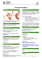 Helling på jordbruksareal