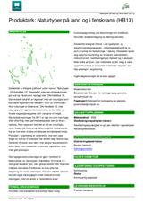 Naturtyper på land og i ferskvann (HB13)