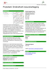 Småkraftverk ressurskartlegging