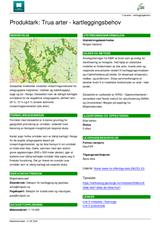 Trua arter - kartleggingsbehov