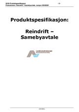 Reindrift - Samebyavtale