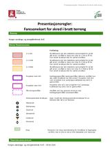 Faresonekart for skred i bratt terreng