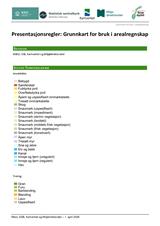 Nasjonalt grunnkart for arealanalyse (Testversjon 2)