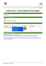 Kulturminner - Verneverdig tette trehusmiljøer