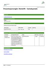 Reindrift - Samebyavtale