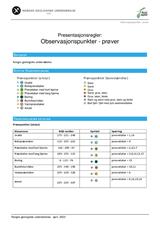 Sedimentobservasjoner - prøver